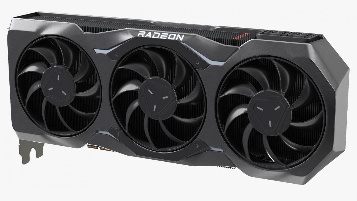 AMD 7900 Series Graphics Card 3D model