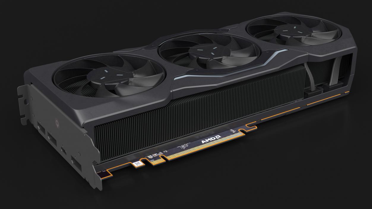 AMD 7900 Series Graphics Card 3D model