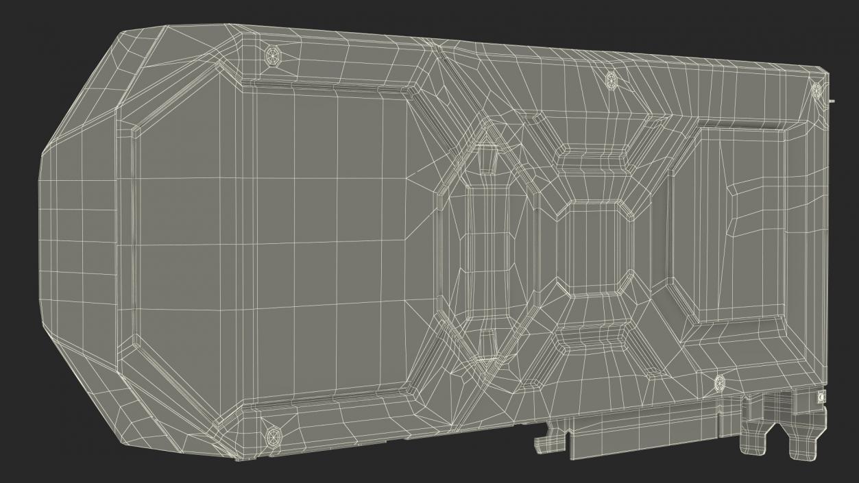 AMD 7900 Series Graphics Card 3D model