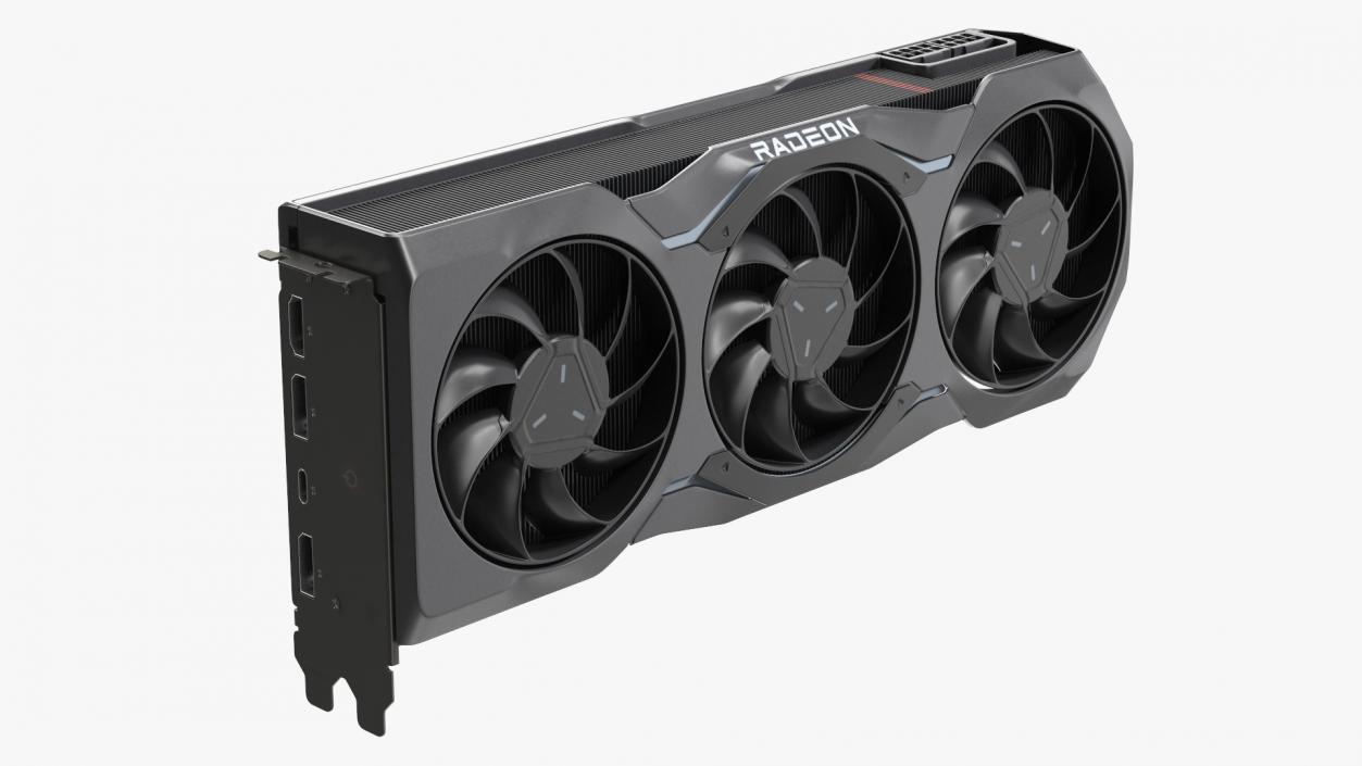 AMD 7900 Series Graphics Card 3D model