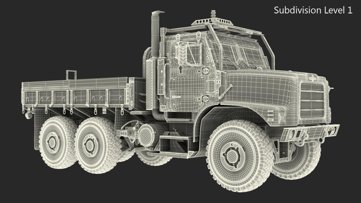 OshKosh MTVR MK23 Sand Camo 3D