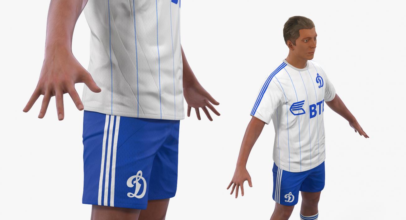 Soccer Players Rigged 3D Models Collection 3D