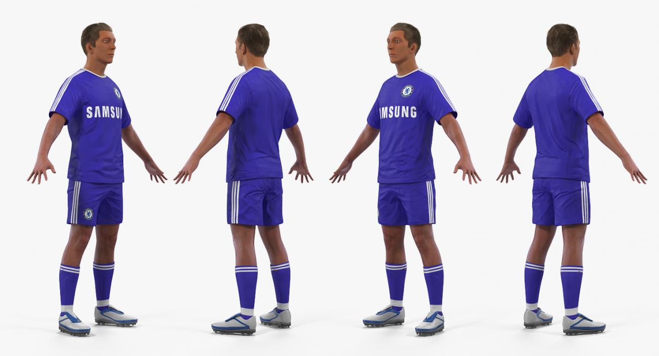 Soccer Players Rigged 3D Models Collection 3D