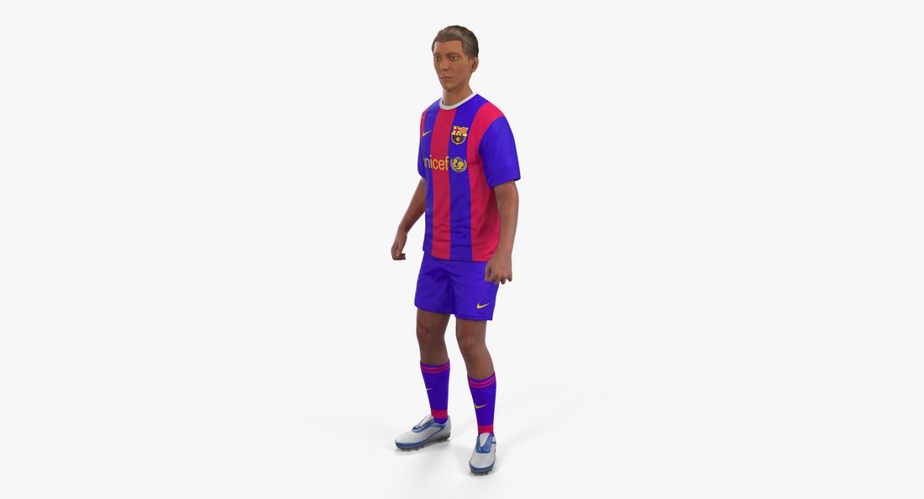 Soccer Players Rigged 3D Models Collection 3D