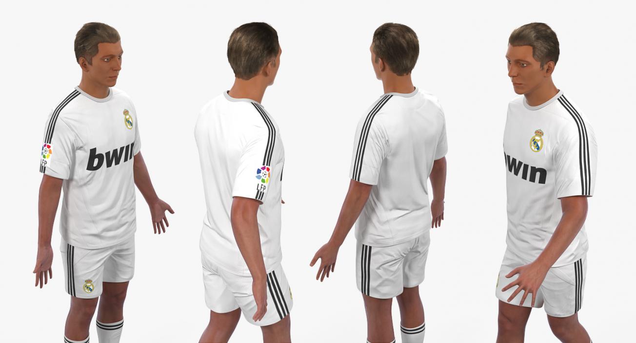 Soccer Players Rigged 3D Models Collection 3D