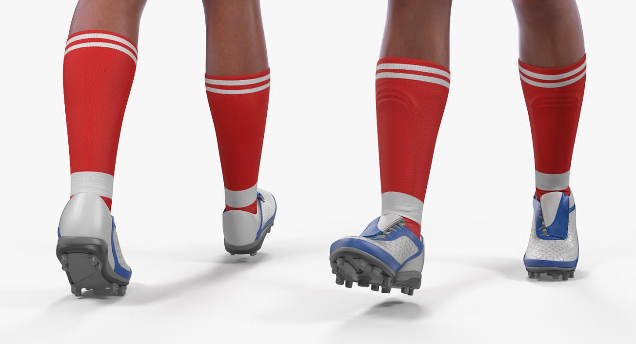 Soccer Players Rigged 3D Models Collection 3D