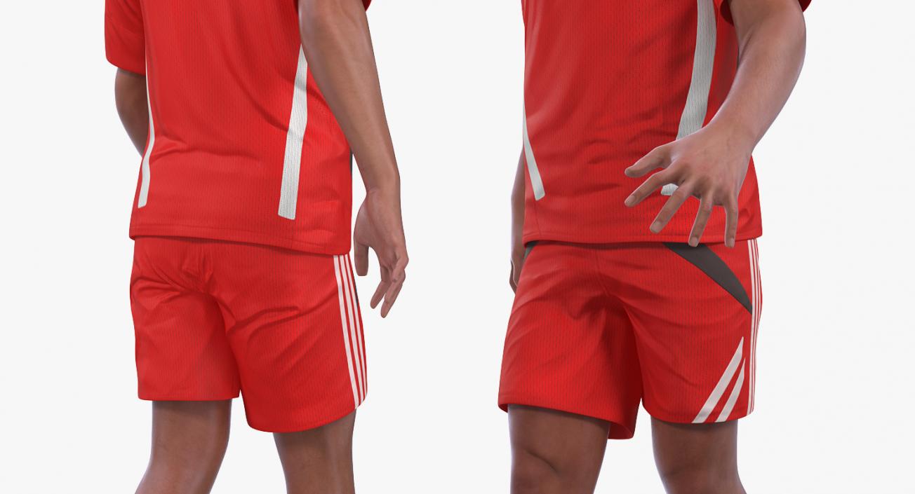 Soccer Players Rigged 3D Models Collection 3D