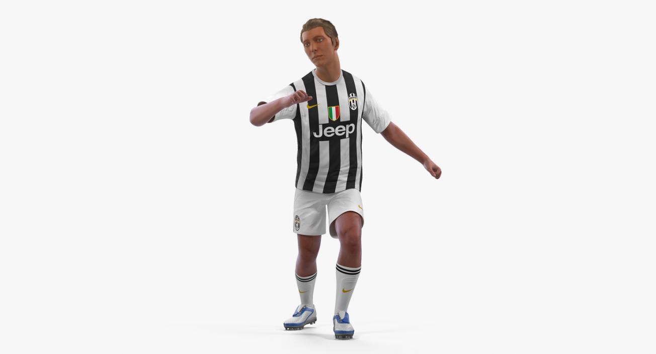 Soccer Players Rigged 3D Models Collection 3D