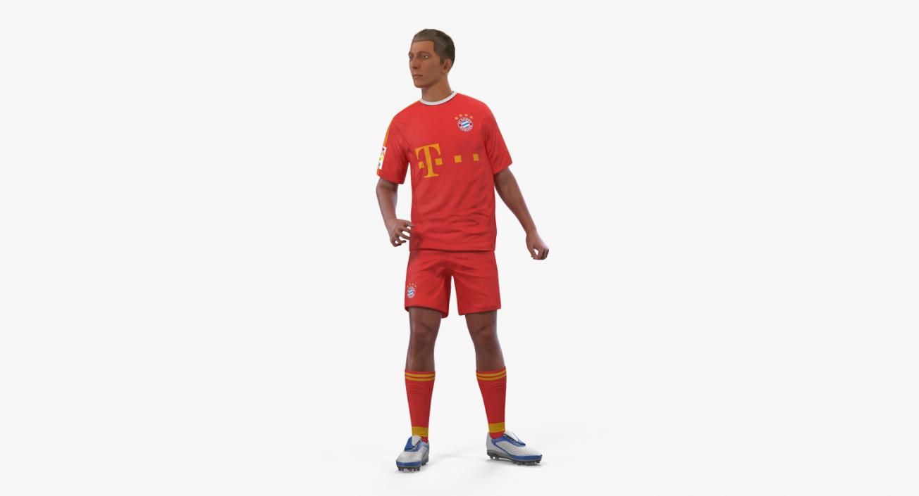 Soccer Players Rigged 3D Models Collection 3D