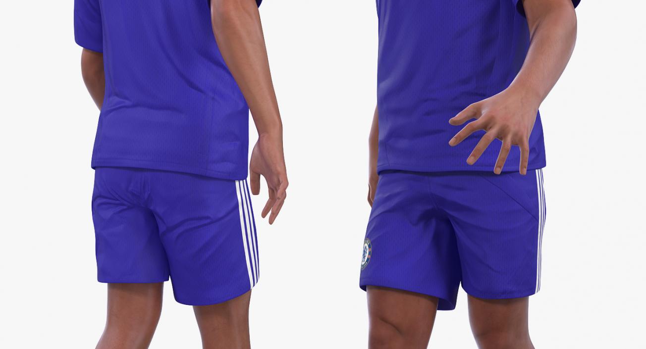 Soccer Players Rigged 3D Models Collection 3D