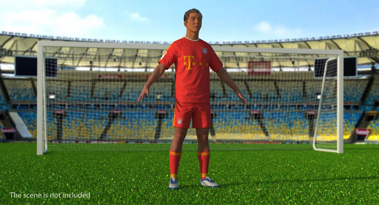 Soccer Players Rigged 3D Models Collection 3D