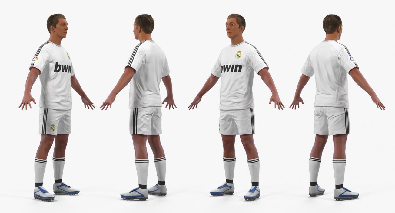 Soccer Players Rigged 3D Models Collection 3D