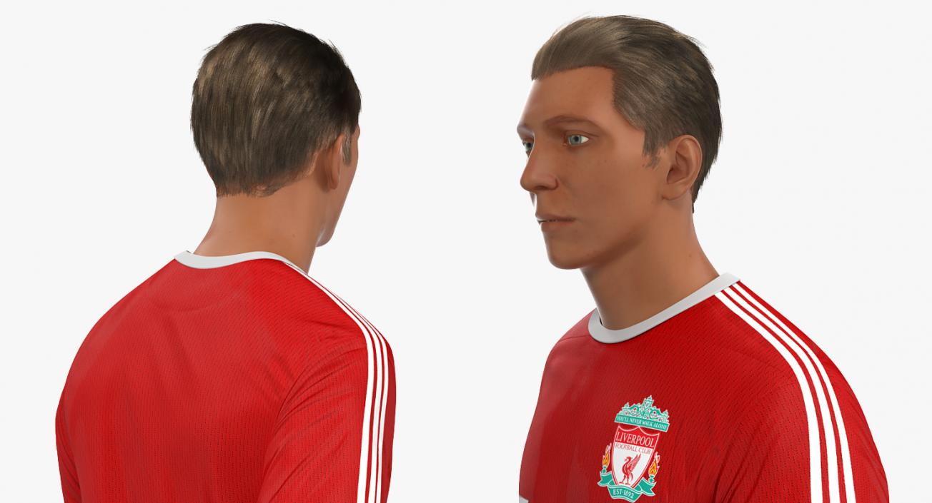 Soccer Players Rigged 3D Models Collection 3D