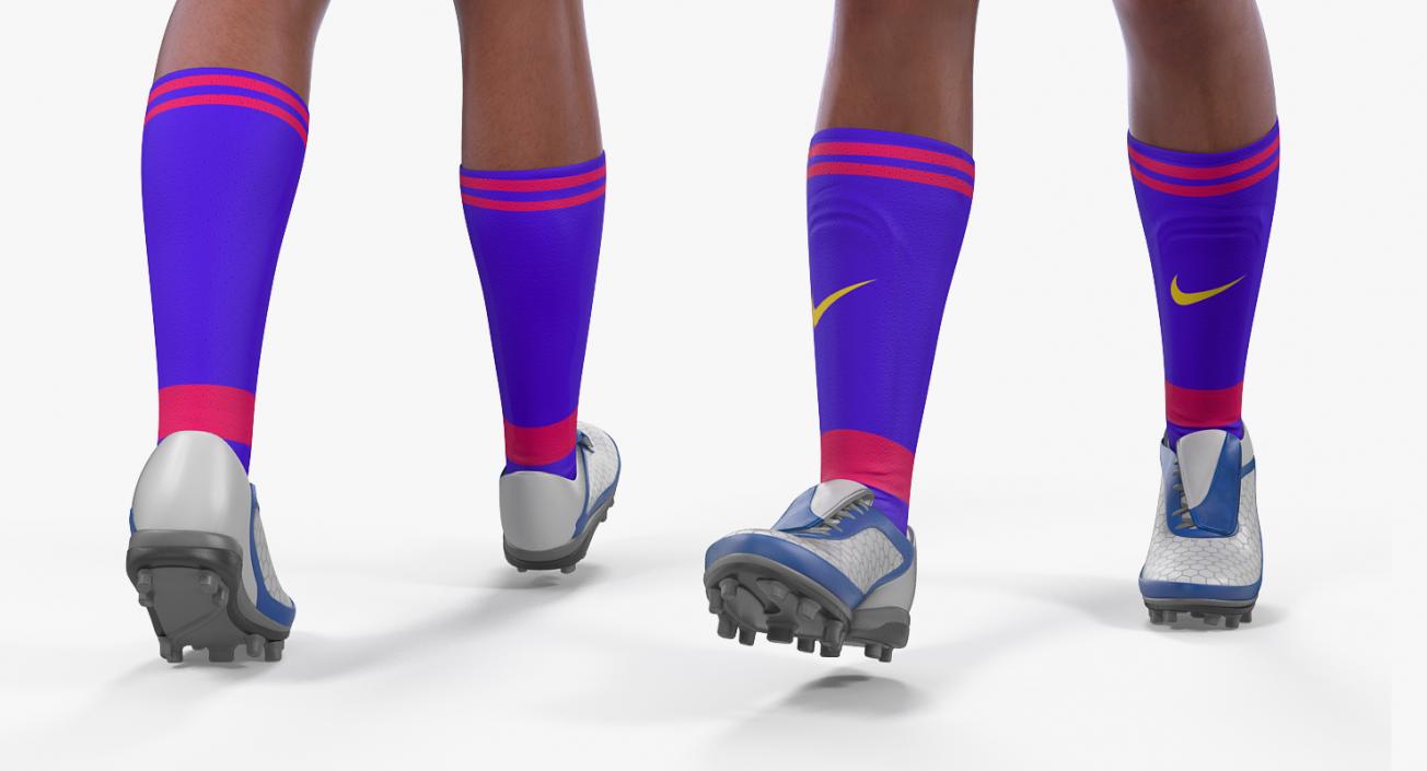 Soccer Players Rigged 3D Models Collection 3D