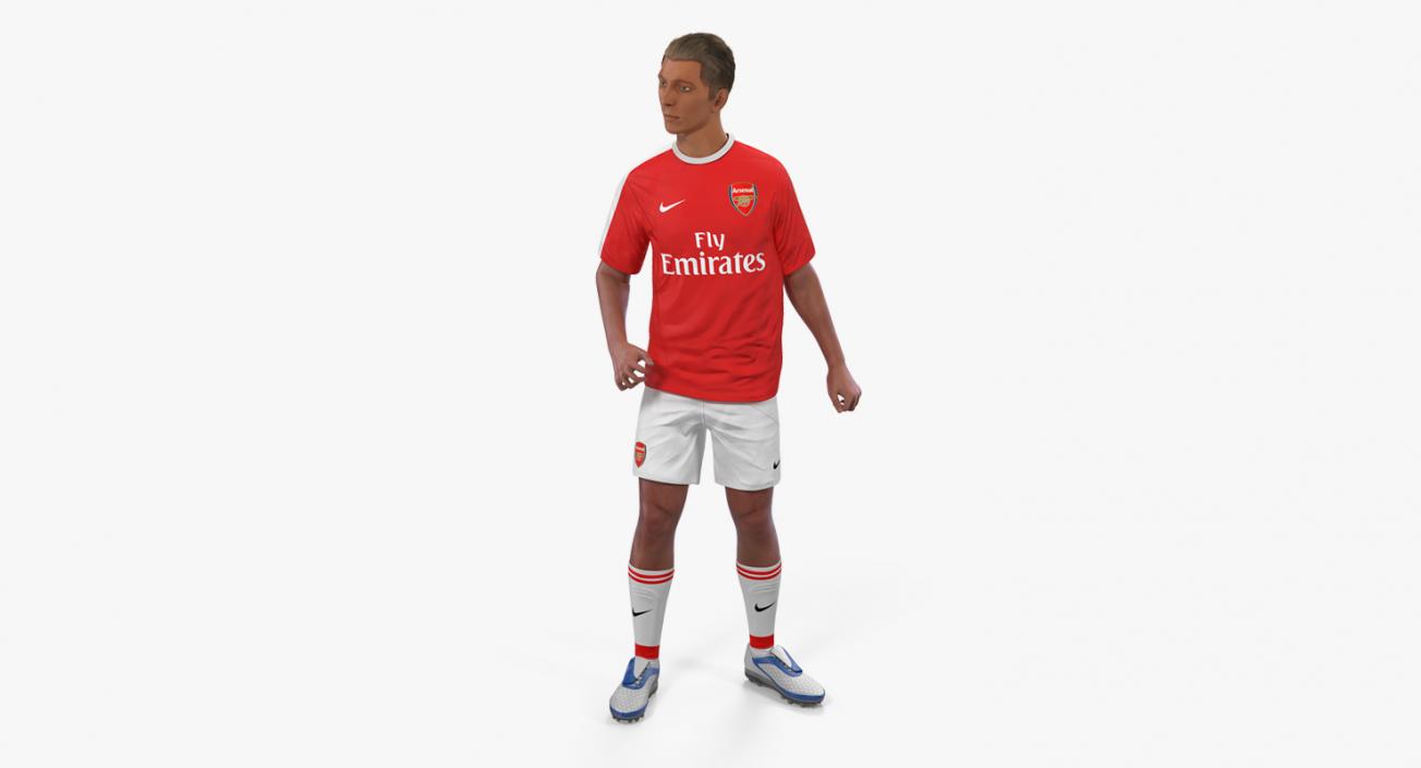 Soccer Players Rigged 3D Models Collection 3D