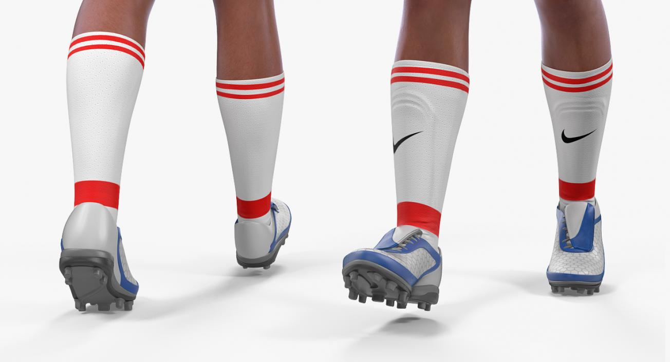 Soccer Players Rigged 3D Models Collection 3D