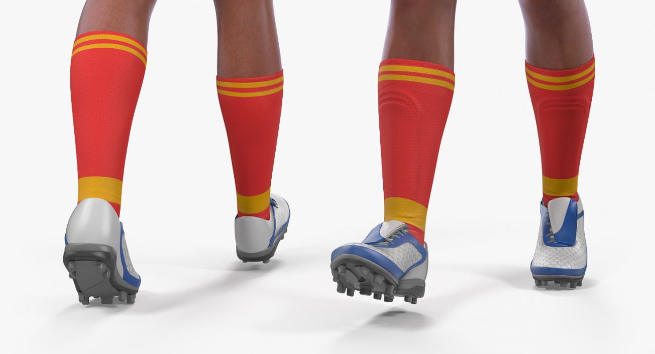 Soccer Players Rigged 3D Models Collection 3D