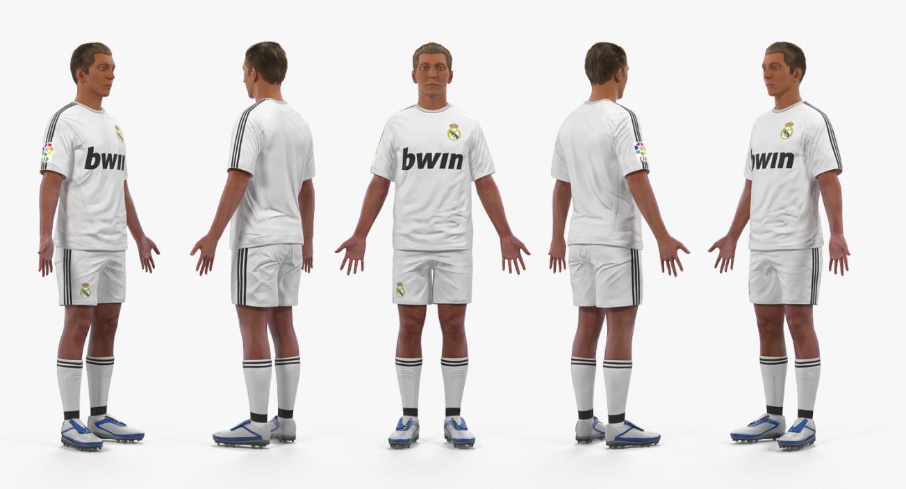 Soccer Players Rigged 3D Models Collection 3D