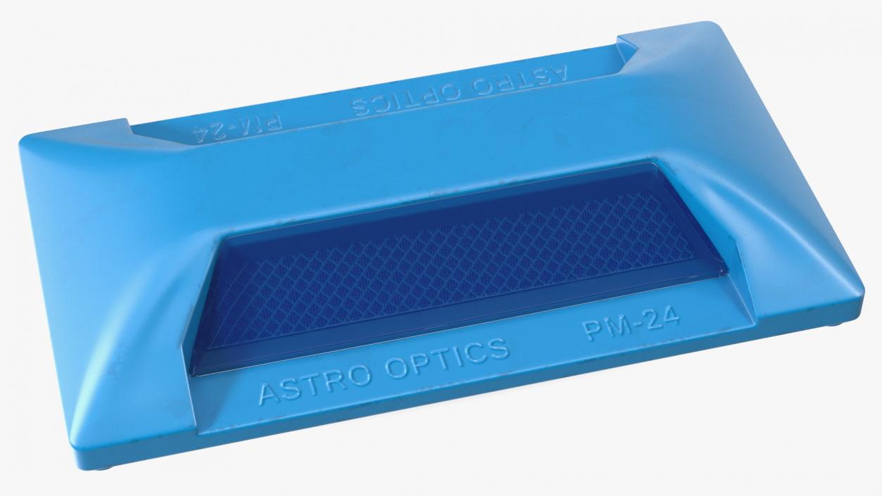 Removable Plastic Road Reflector Blue 3D