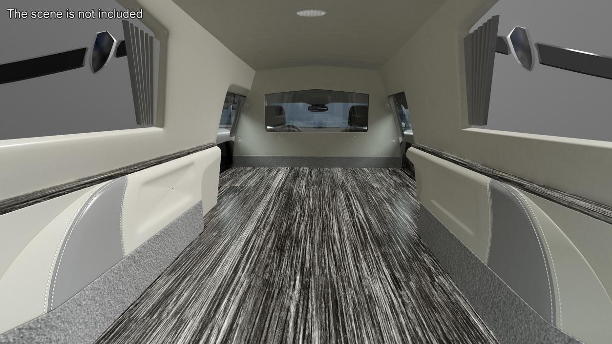 3D Cadillac Platinum Phoenix Hearse 2019 Simple Interior model