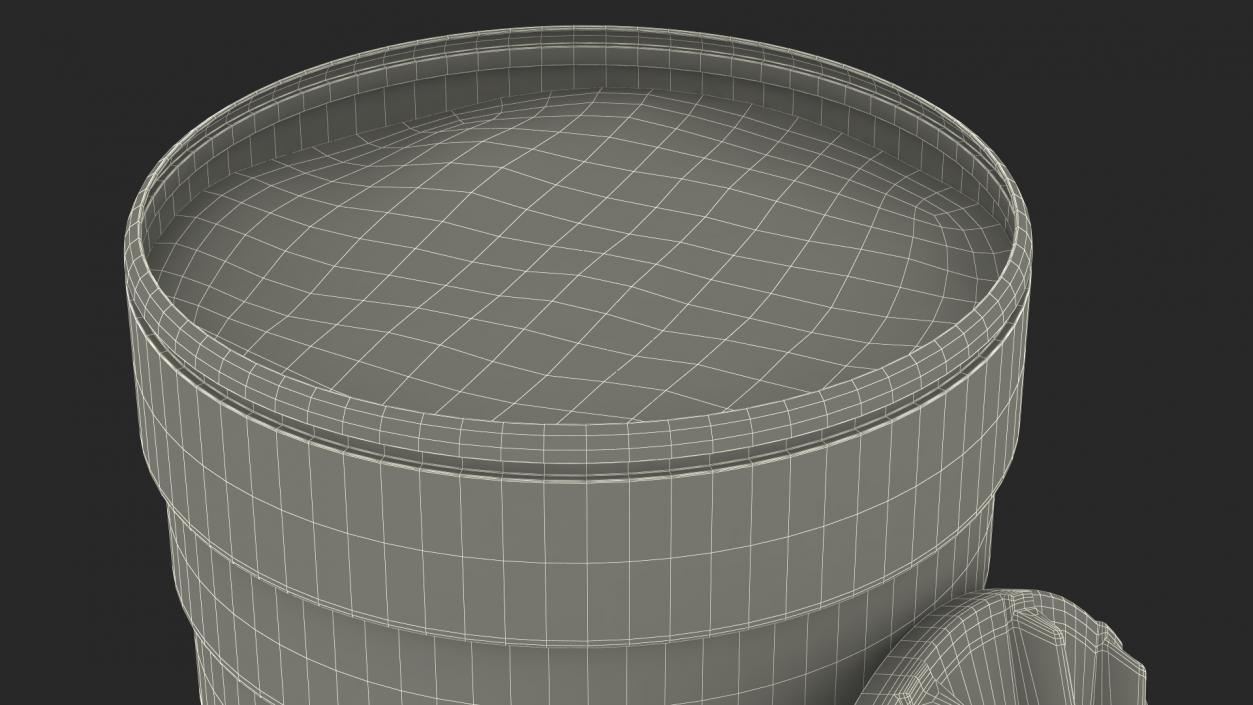 Opened White Sand Barrel 3D model