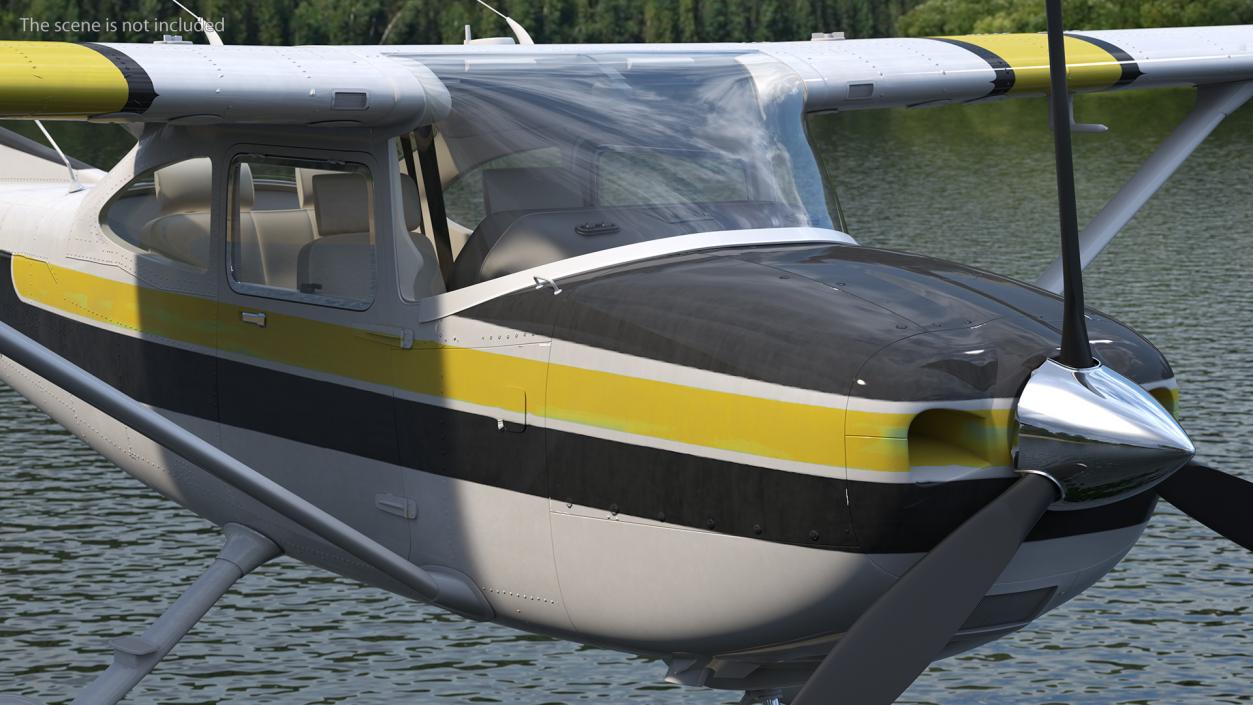 Four Seat Light Utility Aircraft 3D