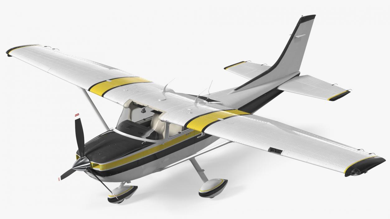 Four Seat Light Utility Aircraft 3D