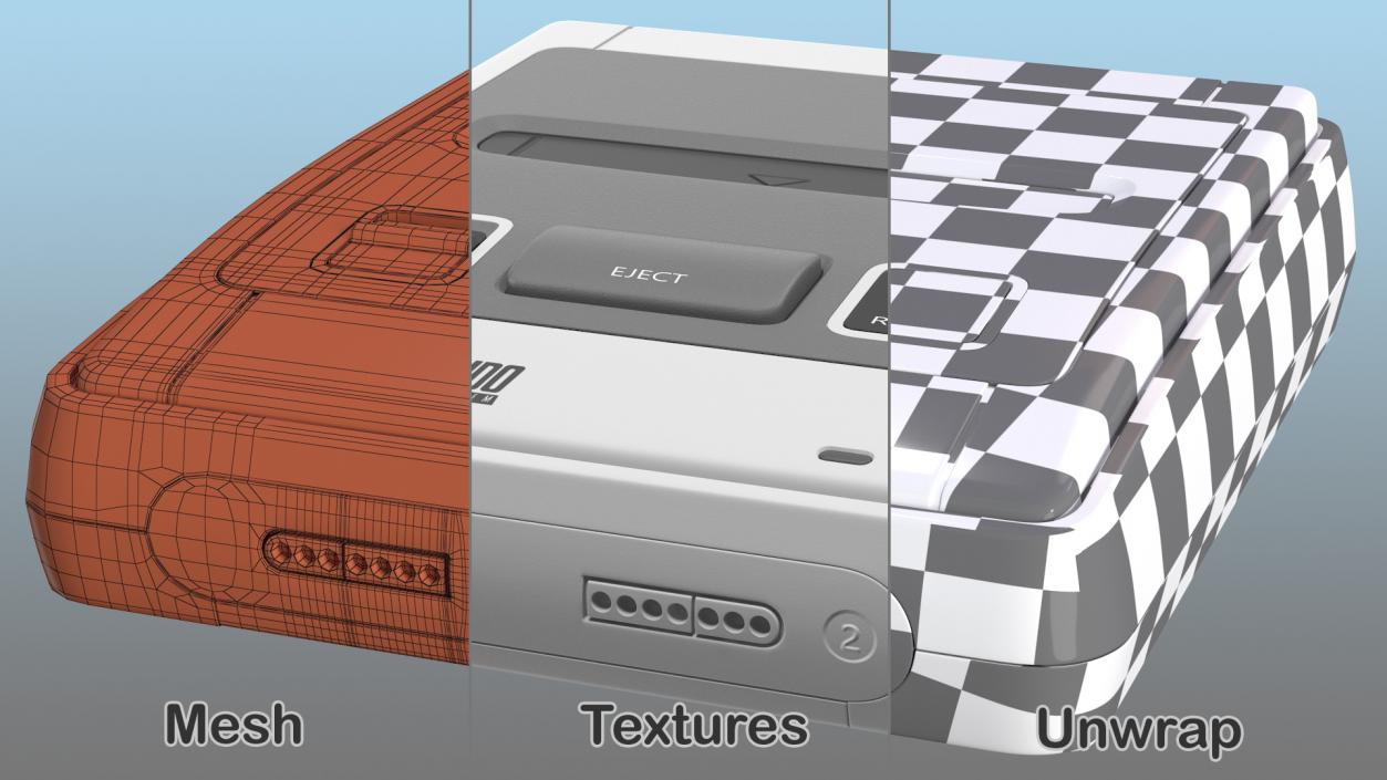 3D Nintendo Game Consoles Collection model