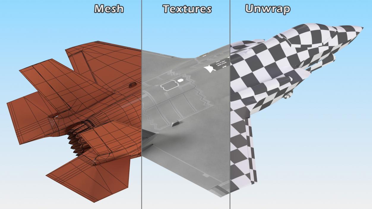 Stealth Multirole Fighter F 35 Lightning II With a Pilot Gesture Ok 3D