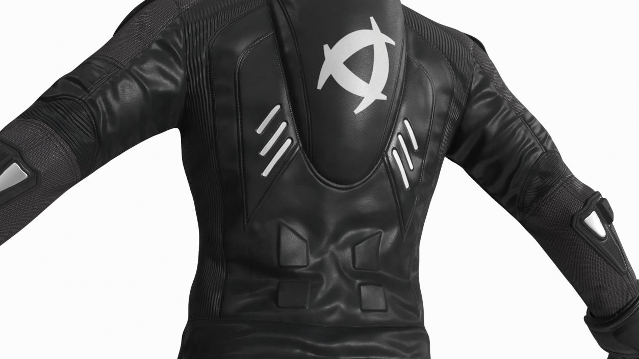 NEARX Suit Protective Riding Gear Black 3D model