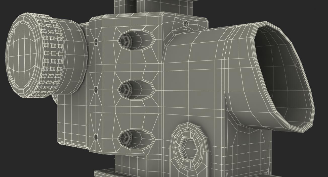 3D model Optical Sight Rifle Scope