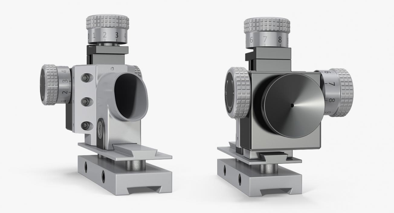 3D model Optical Sight Rifle Scope