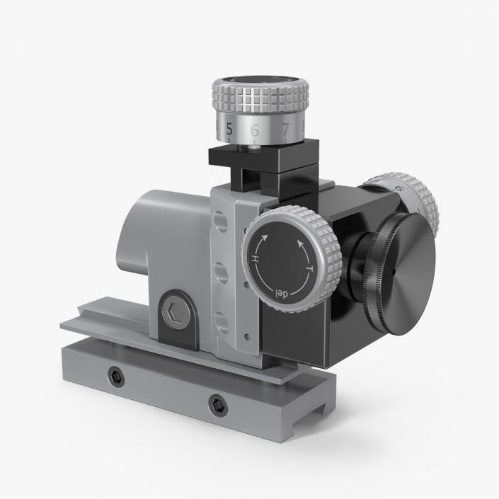 3D model Optical Sight Rifle Scope