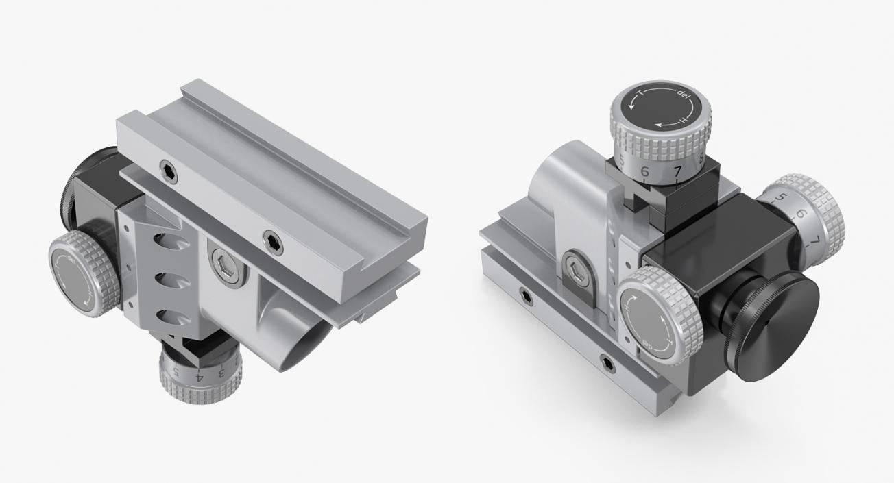 3D model Optical Sight Rifle Scope