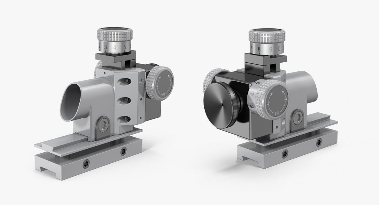 3D model Optical Sight Rifle Scope