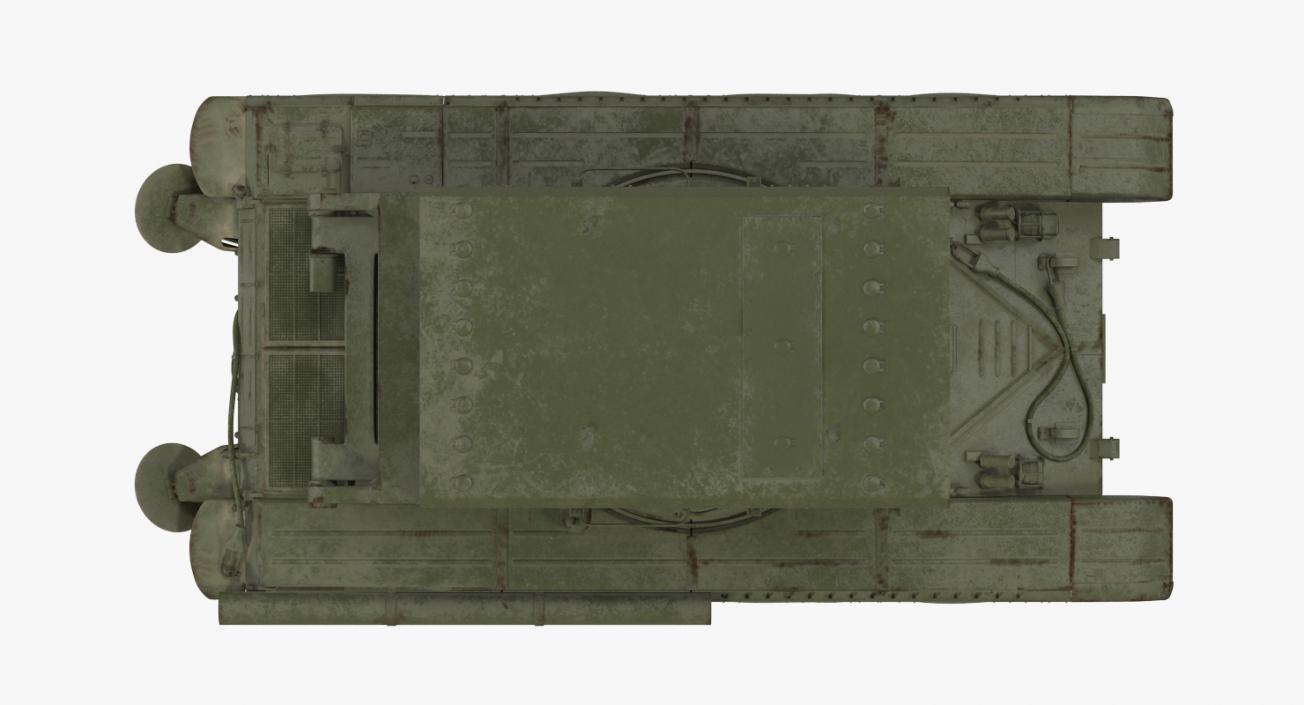 3D Russian Tanks Rigged Collection 3 model