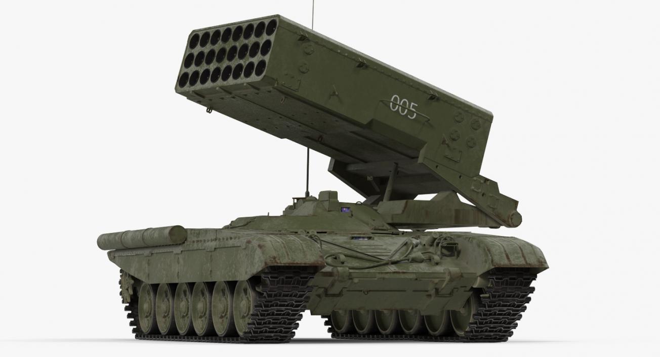 3D Russian Tanks Rigged Collection 3 model