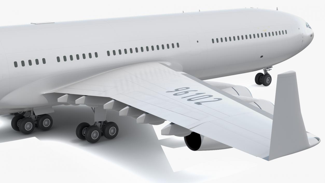 3D model Ilyushin IL-96-400 Rigged