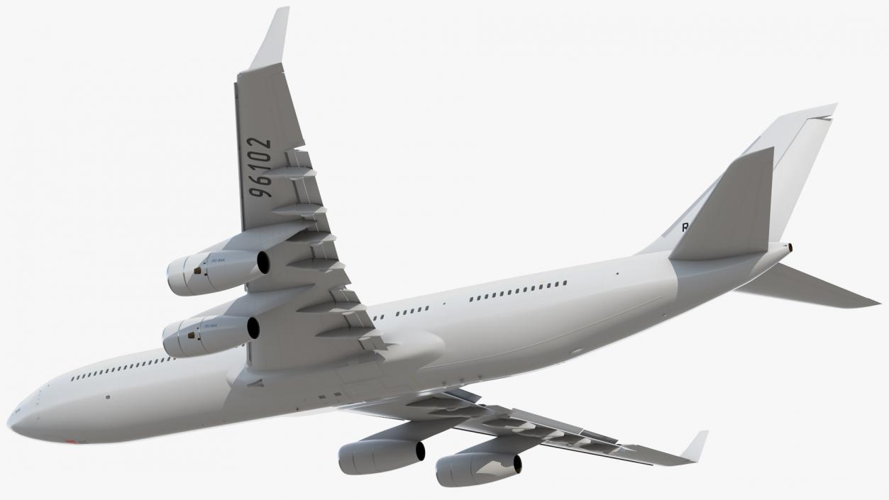 3D model Ilyushin IL-96-400 Rigged