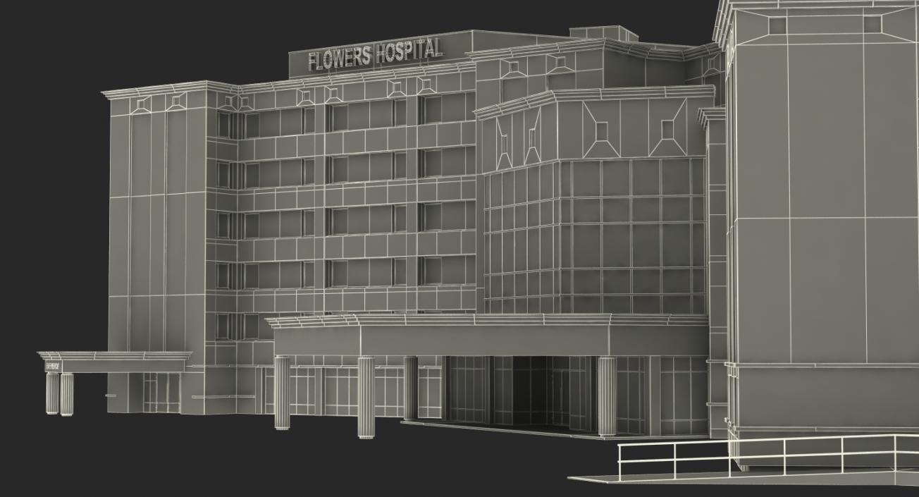 Hospital Building 3D