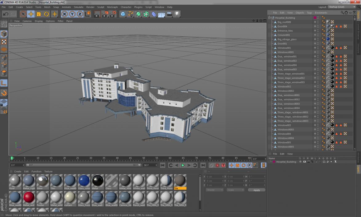 Hospital Building 3D