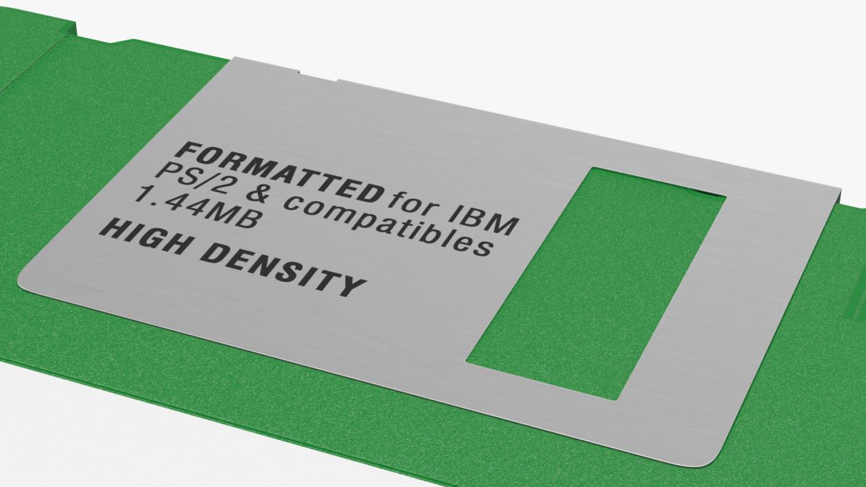 Double Sided Micro Diskette 3D