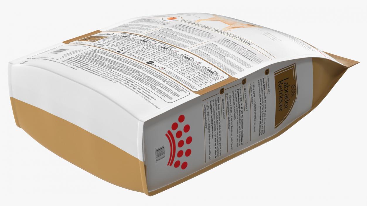 Dog Food Royal Canin Large Package 3D model