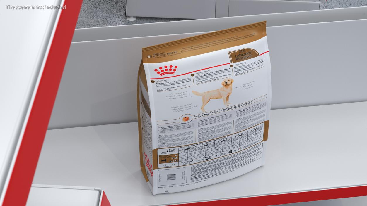 Dog Food Royal Canin Large Package 3D model