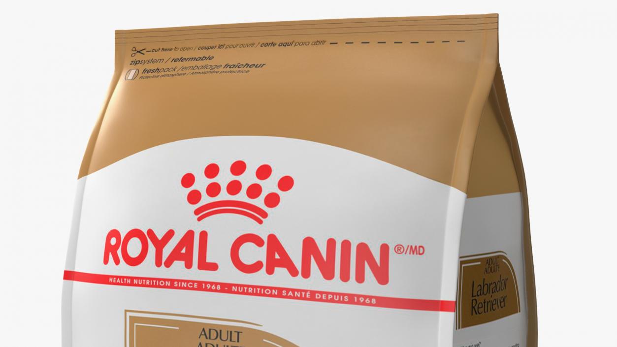 Dog Food Royal Canin Large Package 3D model