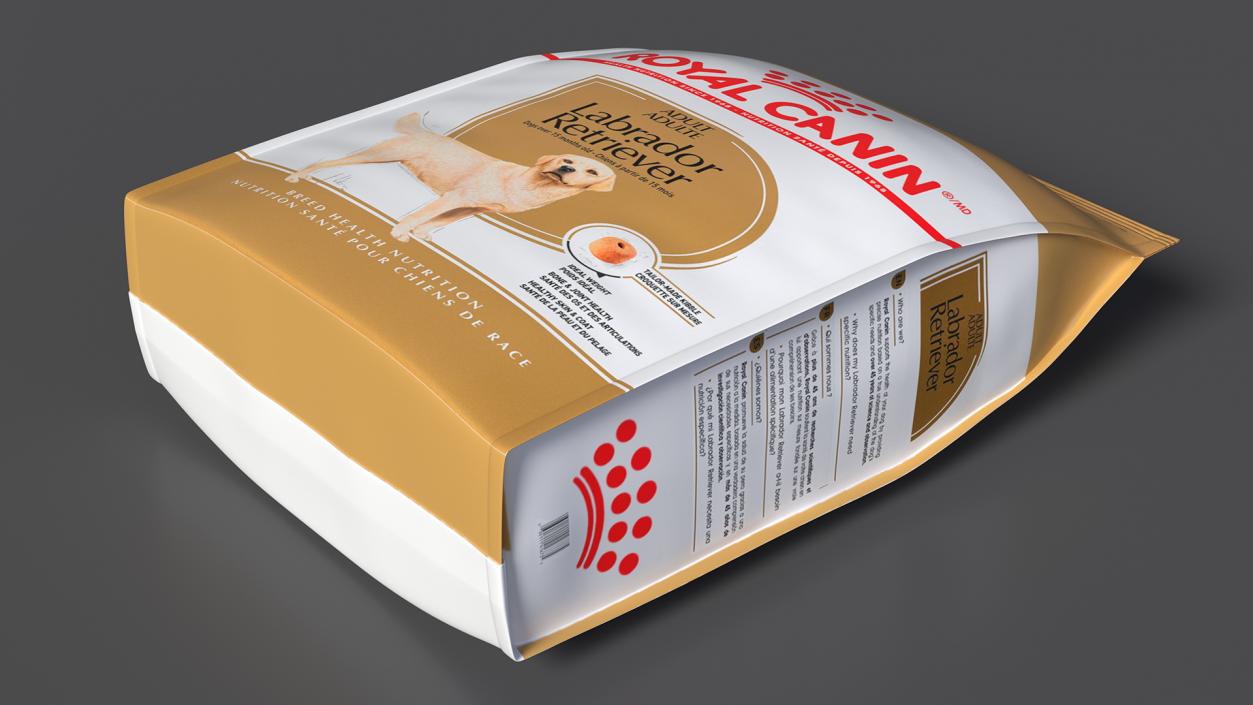 Dog Food Royal Canin Large Package 3D model