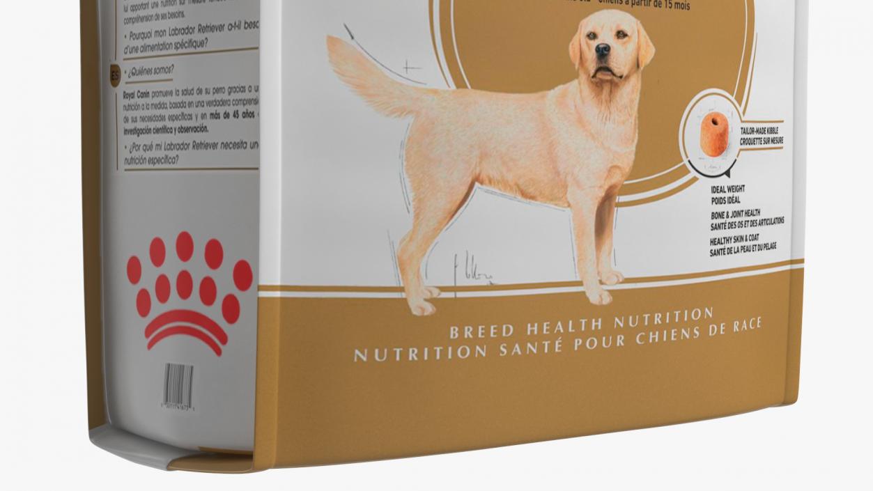 Dog Food Royal Canin Large Package 3D model