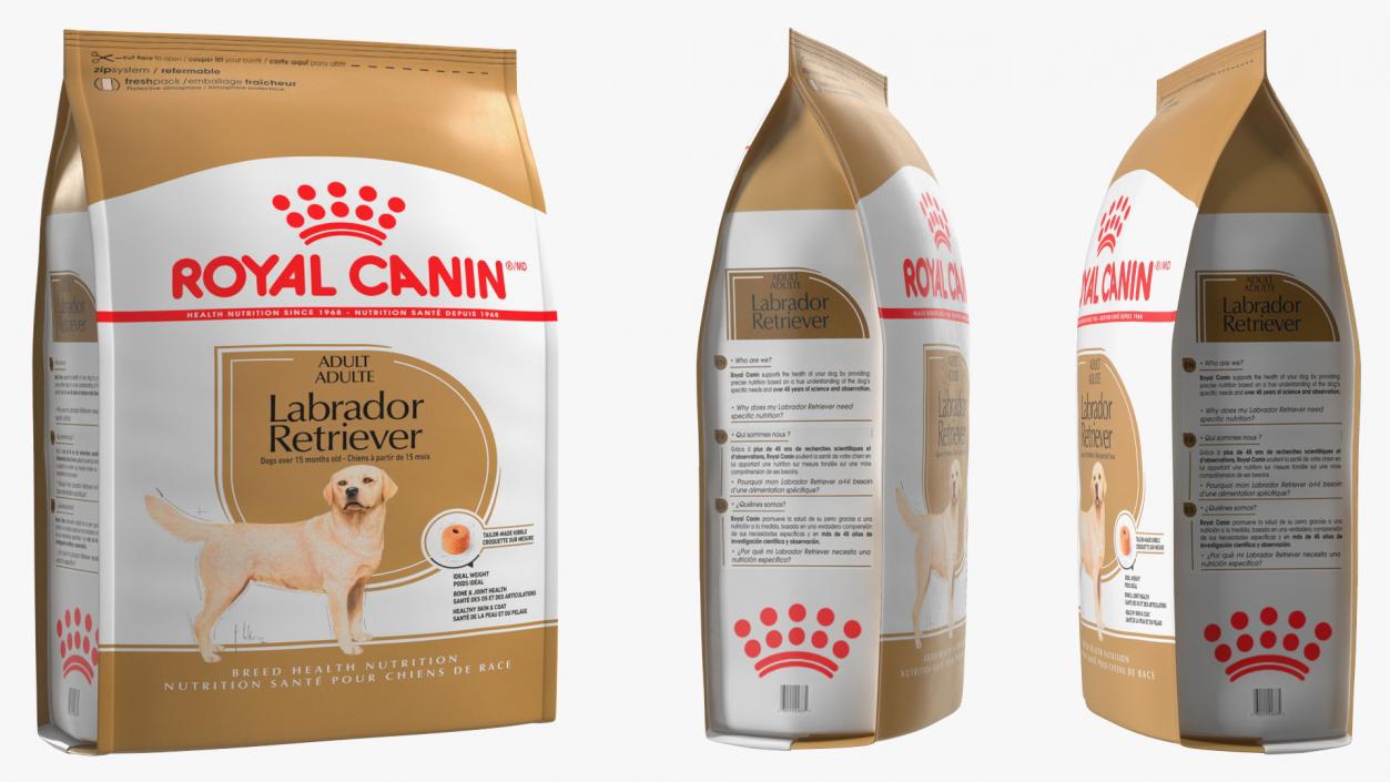 Dog Food Royal Canin Large Package 3D model