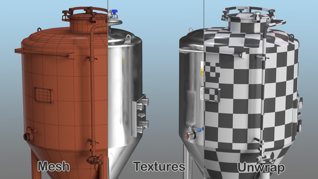 3D Impiantinox Easybrau Velo Fermentation Tank model