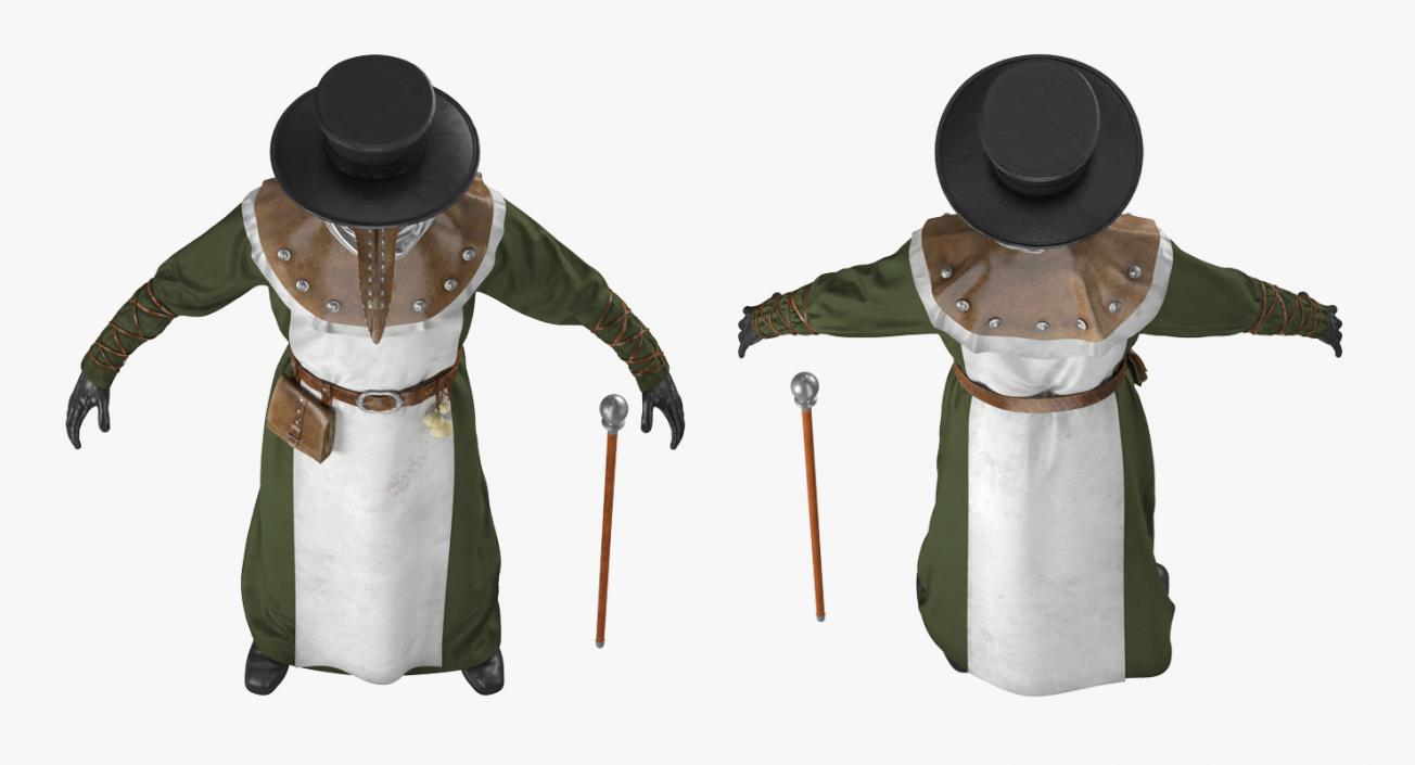 3D Plague Doctor Costume